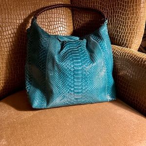 Carlos Falchi/Fabriano Tote/Hobo - Turquoise